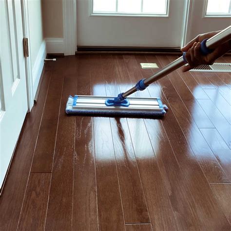 how do professionals clean hardwood floors